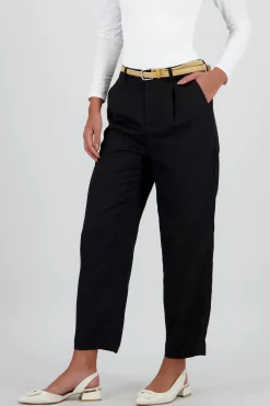 Shasa Straight Leg Solid Pants