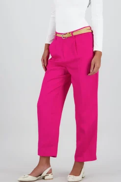 Shasa Straight Leg Solid Pants