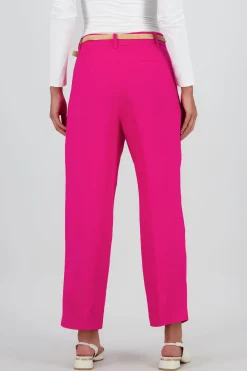 Shasa Straight Leg Solid Pants