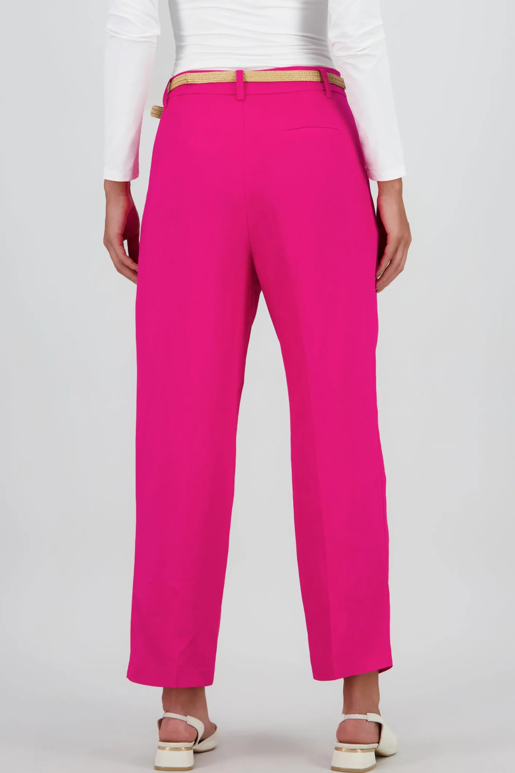 Shasa Straight Leg Solid Pants