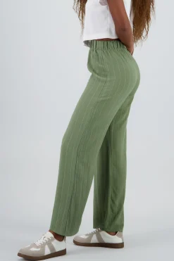 Shasa Straight Leg Striped Pants