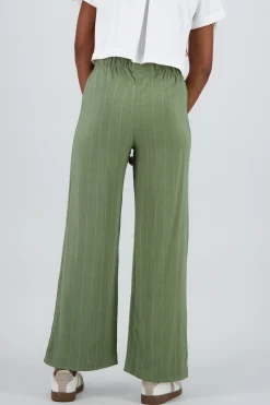 Shasa Straight Leg Striped Pants