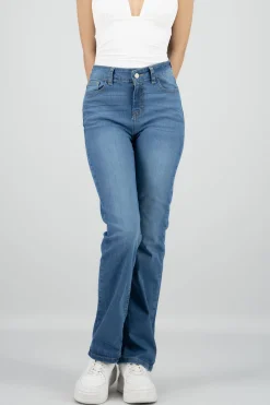Shasa Straight Mid Rise Jeans