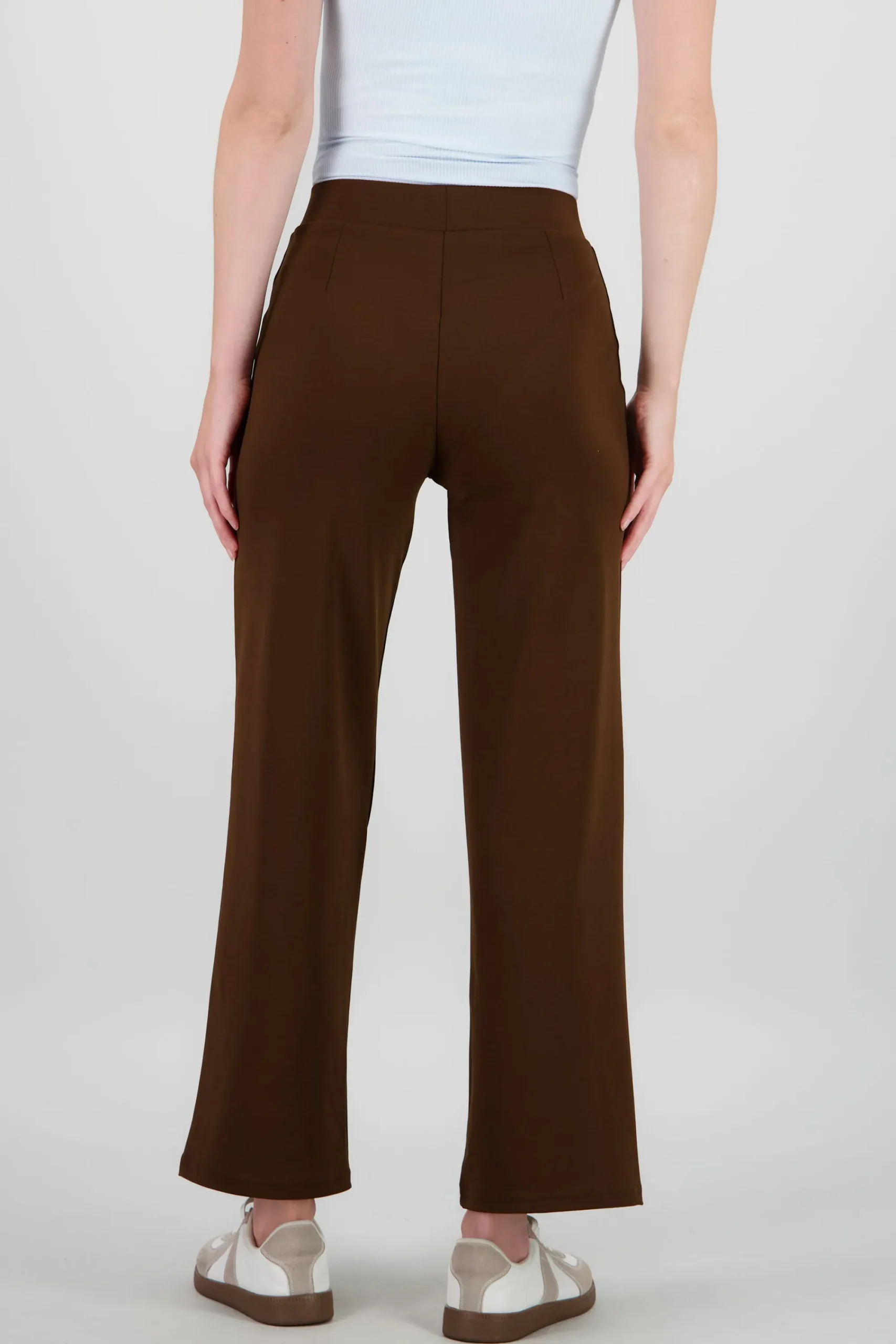 Shasa Straight Pants with Seams