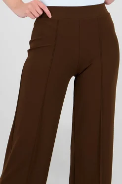 Shasa Straight Pants with Seams