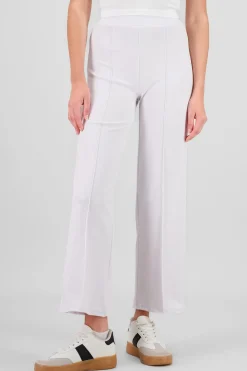 Shasa Straight Pants with Seams