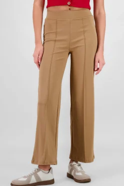 Shasa Straight Pants with Seams