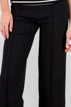Shasa Straight Pants with Seams