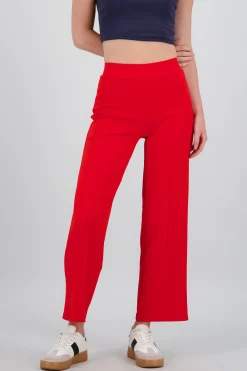 Shasa Straight Pants with Seams