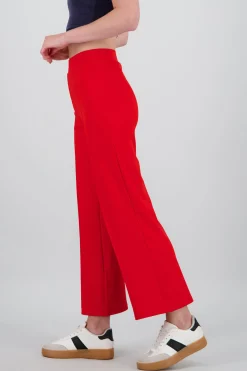 Shasa Straight Pants with Seams