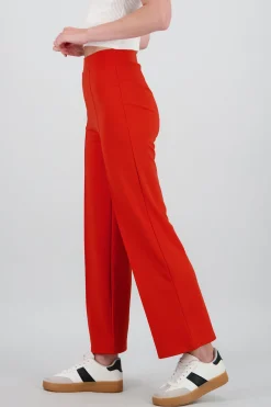 Shasa Straight Pants with Seams