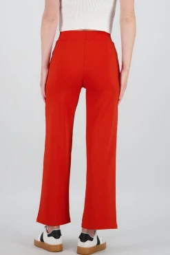 Shasa Straight Pants with Seams