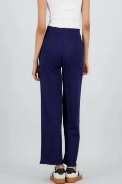 Shasa Straight Pants with Seams