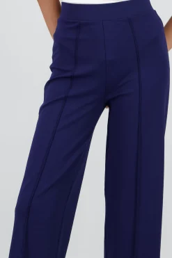 Shasa Straight Pants with Seams