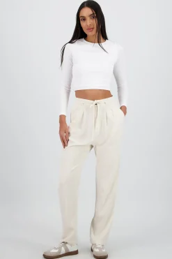 Shasa Straight Solid Pants