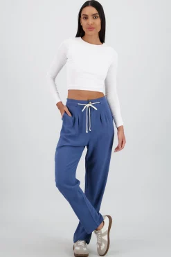 Shasa Straight Solid Pants