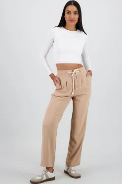 Shasa Straight Solid Pants