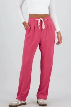 Shasa Straight Solid Pants