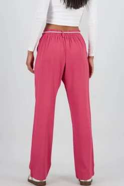Shasa Straight Solid Pants