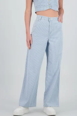Shasa Straight Striped Jeans