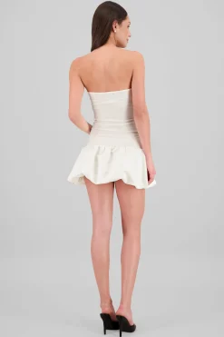 Shasa Strapless Balloon Mini Dress