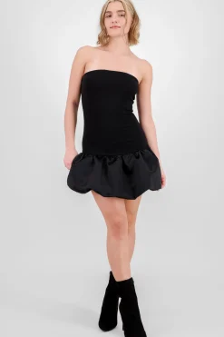 Shasa Strapless Balloon Mini Dress