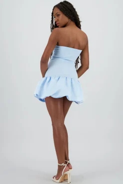Shasa Strapless Balloon Mini Dress