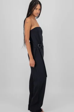 Shasa Strapless Belted Jumpsuit