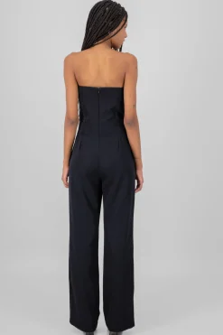 Shasa Strapless Belted Jumpsuit
