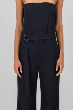 Shasa Strapless Belted Jumpsuit