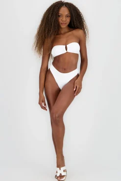 Shasa Strapless Bikini with Textured Neckline Detail