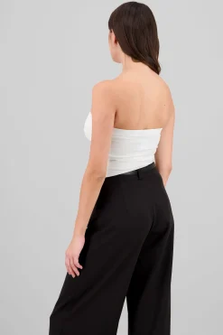 Shasa Strapless Bow Corset Top