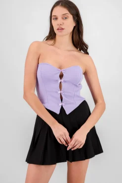Shasa Strapless Bow Corset Top