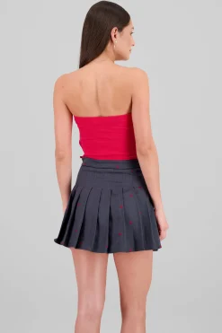 Shasa Strapless Bow Corset Top