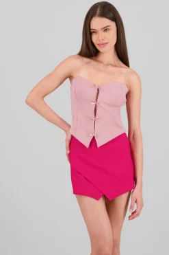 Shasa Strapless Bow Corset Top
