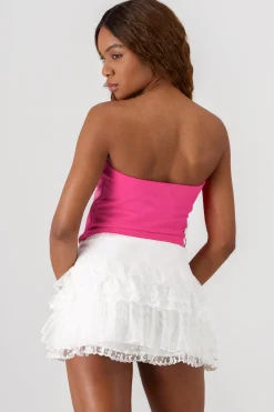 Shasa Strapless Bow Corset Top