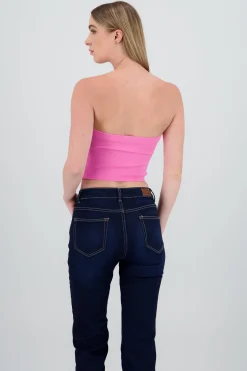 Shasa Strapless Bow Corset Top