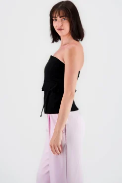 Shasa Strapless Cargo Top