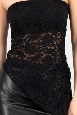 Shasa Strapless Lace Top