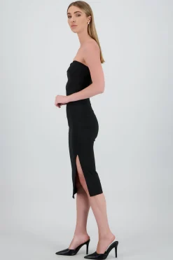 Shasa Strapless Midi Dress