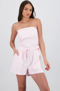 Shasa Strapless Striped Top