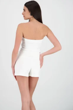 Shasa Strapless Sweetheart Neckline Top