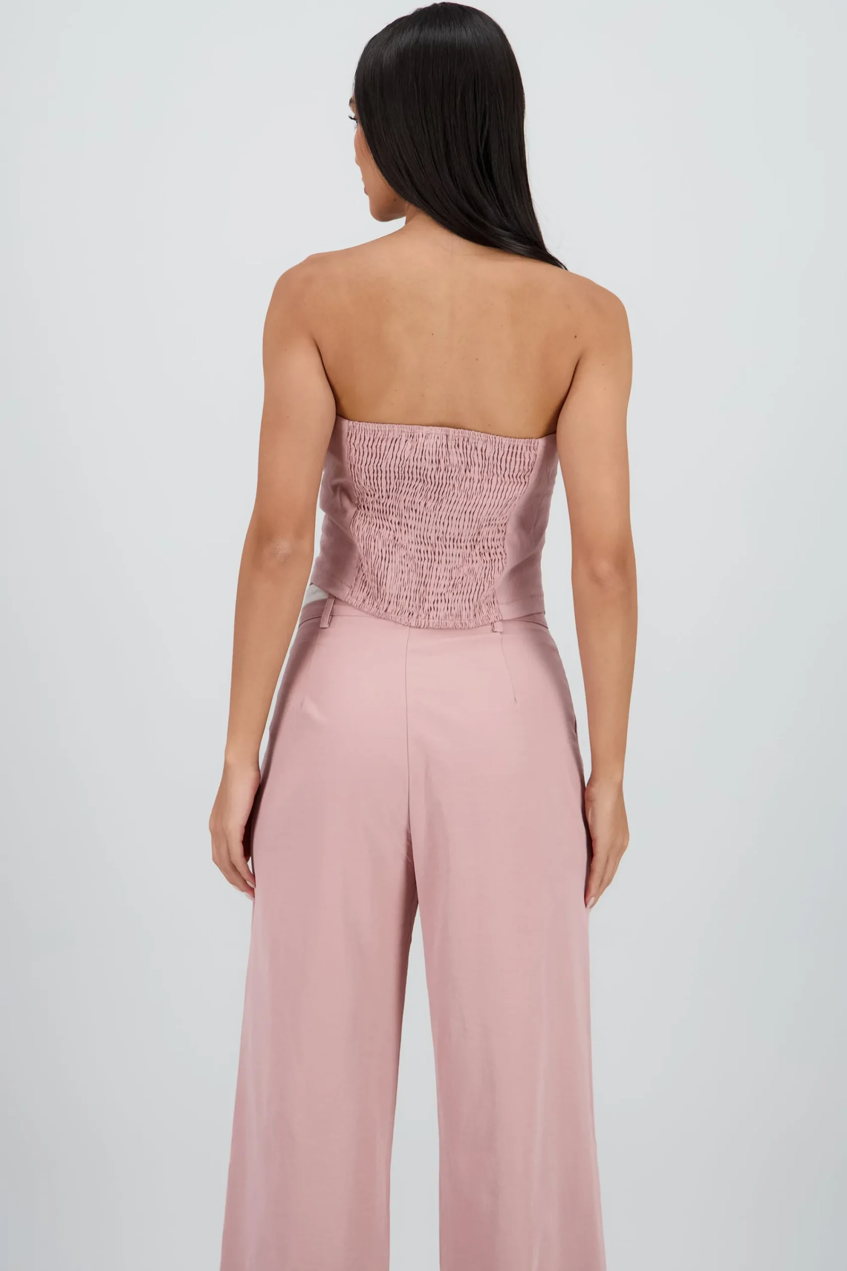 Shasa Strapless Tailored Top