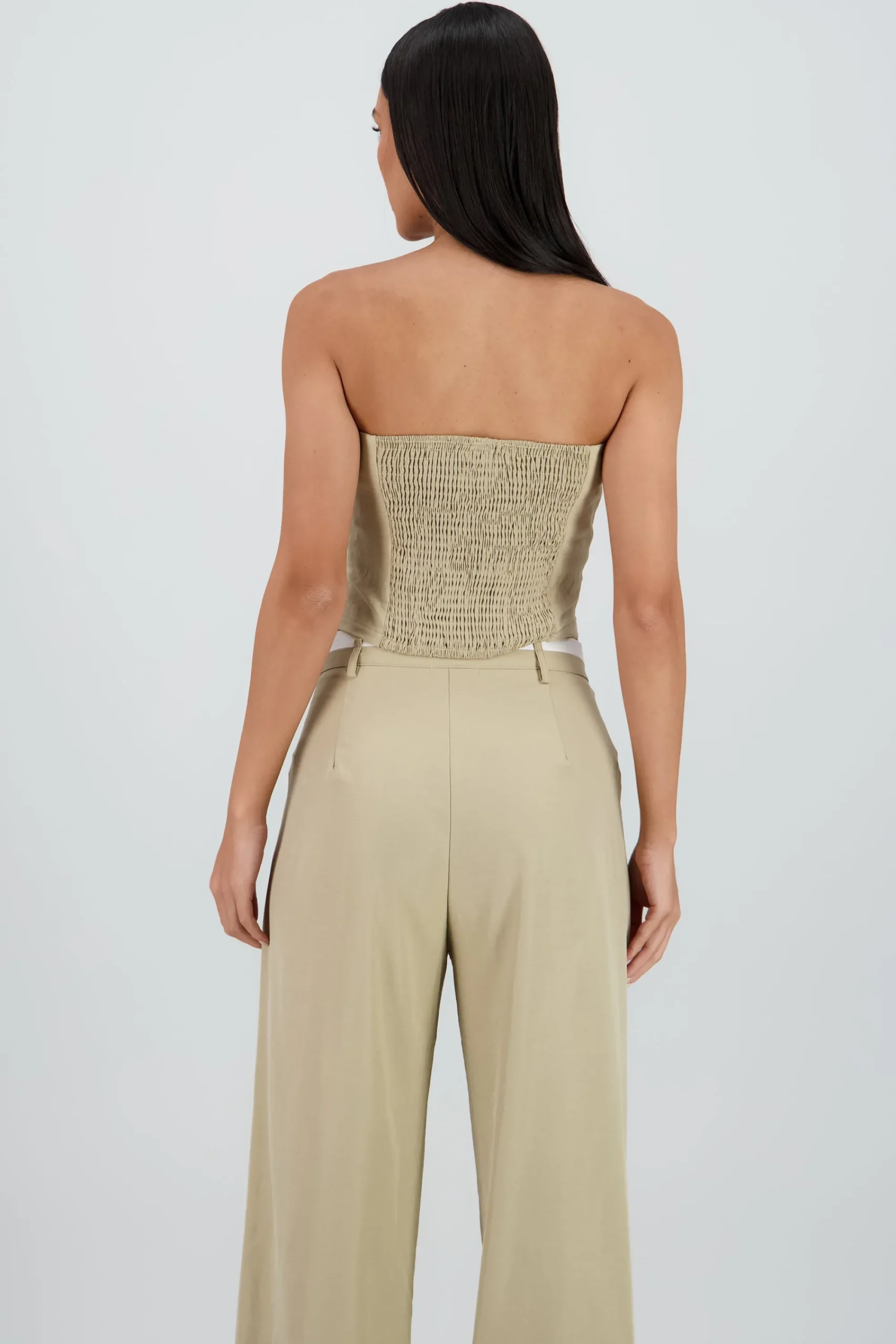 Shasa Strapless Tailored Top
