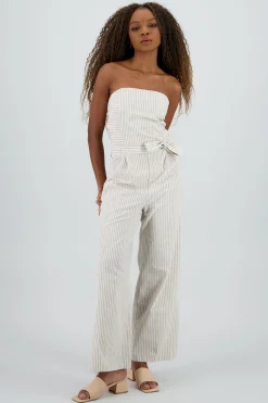 Shasa Strapless Wide Leg Jumpsuit