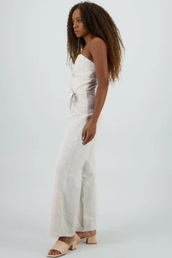 Shasa Strapless Wide Leg Jumpsuit