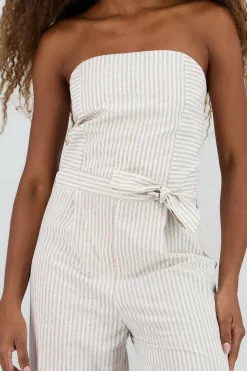 Shasa Strapless Wide Leg Jumpsuit