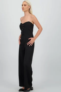 Shasa Strapples Jumpsuit with Bow