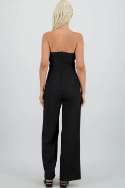 Shasa Strapples Jumpsuit with Bow
