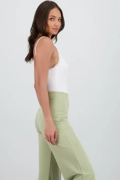 Shasa Strappy Bodysuit with Lace Detail